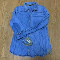 デニムシャツ　ヴィンテージ風のサムネイル