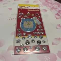 たまごっち キラキラシール2 青水色　セリアダイソー　平成