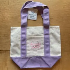 【新品・未使用】TRADER JOE'S ミニトートバッグ パープルのサムネイル