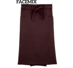 きれいめ上品 FACEMIX サロンエプロン 巻きスカート風 カフェスタイルのサムネイル