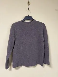 無印良品　 クルーネックセーター　グレー　セーター M-L