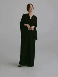 louren slit sleeve flare dress - メルカリ