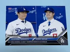 Topps Now 大谷翔平 山本由伸 ドジャース入団会見 2023