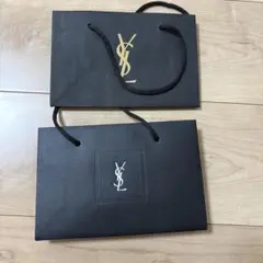 最終価格　YSL ショッピングバッグ 黒2枚セット