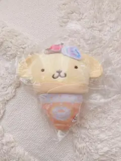 サンリオキャラクターズ　クレープおくるみマスコット　ポムポムプリン