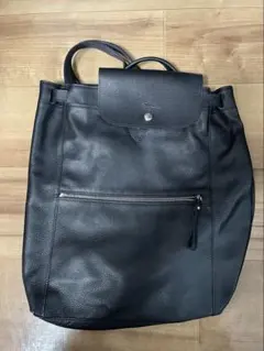 ロンシャン　ルフローネ　リュック　ブラック