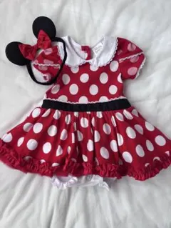 【美品】公式Disney ミニーマウス コスチューム　なりきり　80