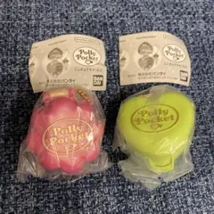 polly pocket ポーリーポケット　ガチャ　ピンク　緑