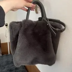 ファー ハンドバッグ