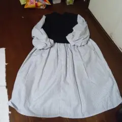 c*o様 ストライプ 長袖シャツワンピース Mサイズ中古