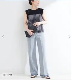 B.C STOCK DU JOUR デニム　サックスブルー　36のサムネイル
