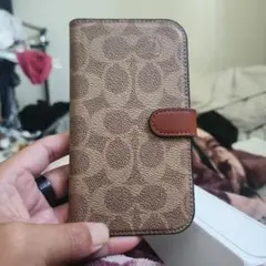 COACH モノグラム 手帳型ケース