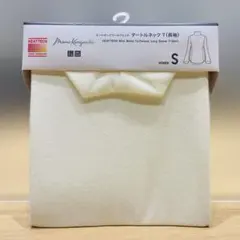 ユニクロ✕マメクロゴウチ　ヒートテックウールブレンドタートルネックT（長袖）