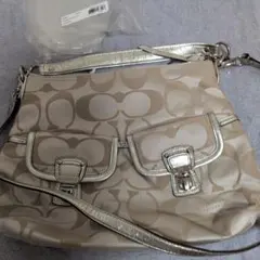 COACH コーチ F20803 シグネチャー 花柄 ショルダーバッグ - メルカリ