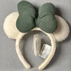 即日発送 ディズニー ミニー ふわふわ もこもこ リボン カチューシャ