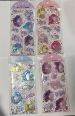 サンリオ ウォーターインシール シナモロール クロミ マイメロディ ハローキティ