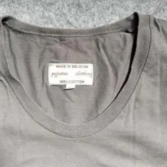 pyjama clothing グレー &パープル 七分袖カットソー (S)のサムネイル