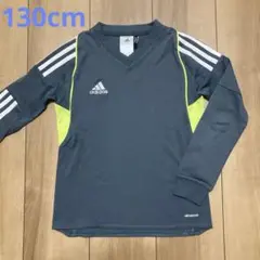 adidas climacool 長袖シャツ グレー/イエロー　130cm