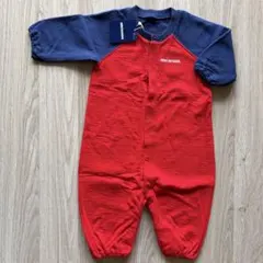 mikiHouse 赤紺ロンパース 日本製