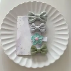 新春特別価格✳︎ヘアクリップ♡ヘアピン♡子供♡キッズ♡赤ちゃん♡ベビー♡ 4個