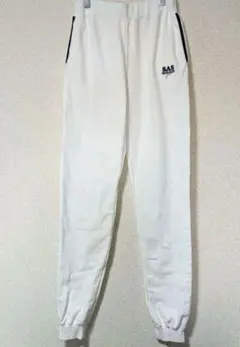 SAS ホワイト ジョガーパンツ