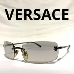 VERSACE メデューサ リムレス メンズ サングラス メタル ブラックのサムネイル
