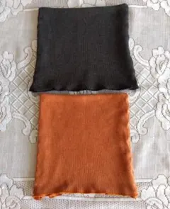 腹巻き２枚セット M〜L ダークグレー・オレンジ