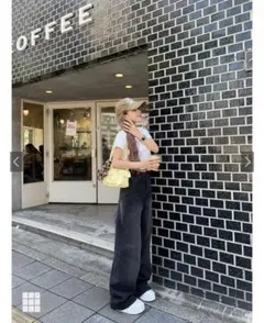 GRL ストレートワイドデニムパンツ