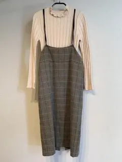 【即購入OK】ミスティーウーマン　サス付きタイトスカート　ニットセット