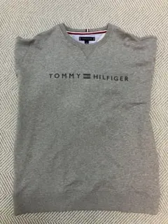 未使用品！　TOMMY HILFIGER グレー トレーナー Lサイズ