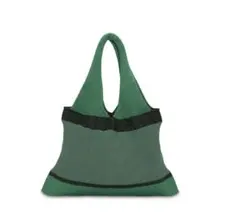 PELLE BORSA MARCHEのニットバッグ　緑色のサムネイル