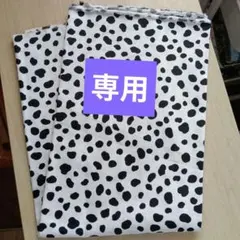 ダルメシアン柄 プリント生地 ハンドメイド素材