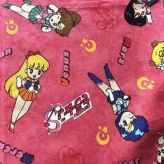 ピンク セーラームーン プリント生地 オックス生地 - メルカリ