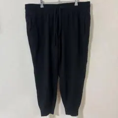 ATHLETIC WORKS 【XXL】ブラック裏起毛スウェットジョガーパンツ