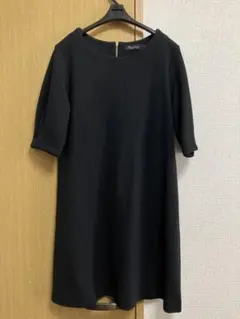 Ray Beams ウール混ブラックワンピースのサムネイル
