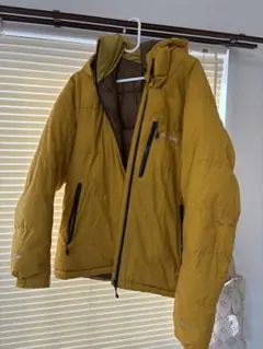 mont-bell フード付きダウンジャケット Mサイズ イエロー　ex800