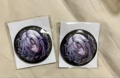 【あくねこ】【悪魔執事と黒い猫】シロ 4周年 缶バッジ