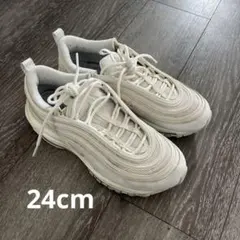 ナイキ　エアマックス97 24cm 白　ホワイト