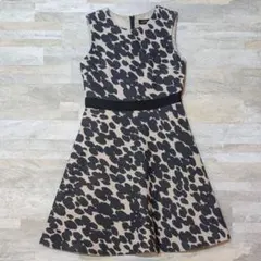 ★月末セール★JILLSTUART レオパード柄 Aラインワンピース サイズ2