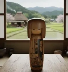 卯三郎の木製こけし