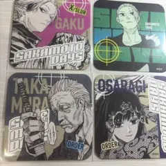 キャラクターコースターセット サカモトデイズ 篁 楽 大佛 坂本