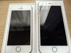 iPhone 5SとiPhone 6Sセット　アップルステッカー25枚付き