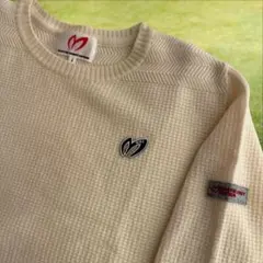 ウール100% マスターバニー　ニット　セーター　4 M〜L相当　白　アイボリー