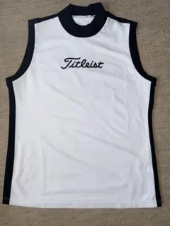 Titleist ノースリーブシャツ ホワイト ブラック サイズ Lのサムネイル