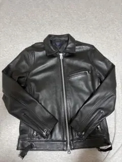 BACK NUMBER 羊革 ライダースジャケット ブラック Mサイズ BACK NUMBER - backnumber 本革 ライダースジャケット ライト
