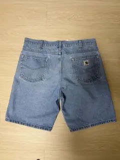 Carhartt ライトブルーデニムショートパンツ