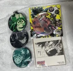 僕のヒーローアカデミア 出久 轟焦凍 缶バッジ ラバチャ