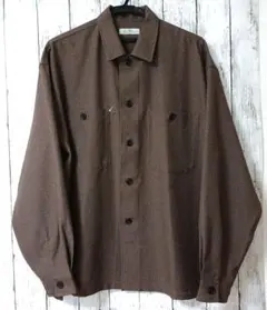 長袖シャツ　relume ジャーナルスタンダード　チェック柄 　 ブラウン