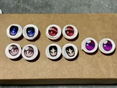 1006Qい キラキラ カボション グラスアイ カプセルドール 狐 アイ