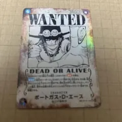 ワンピース カードゲーム ポートガス・D・エース 手配書 SP - メルカリ